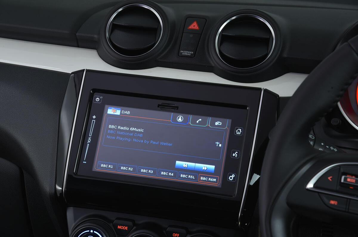 Suzuki Swift infotainment system