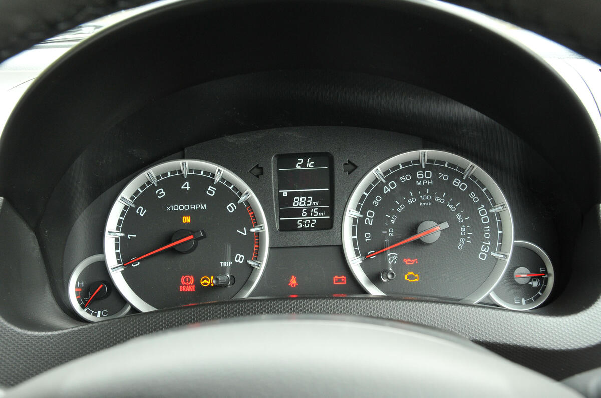 Suzuki Swift instrument cluster