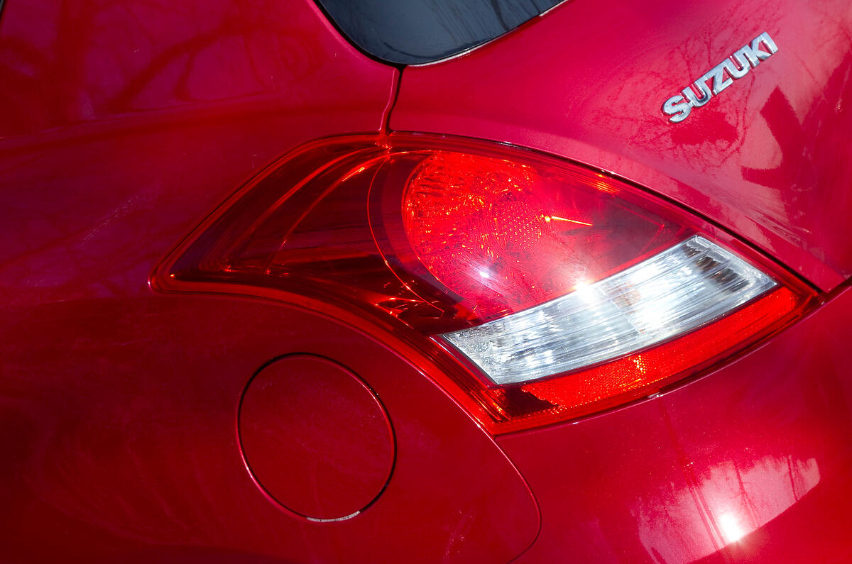 Suzuki Swift Sport rear lights