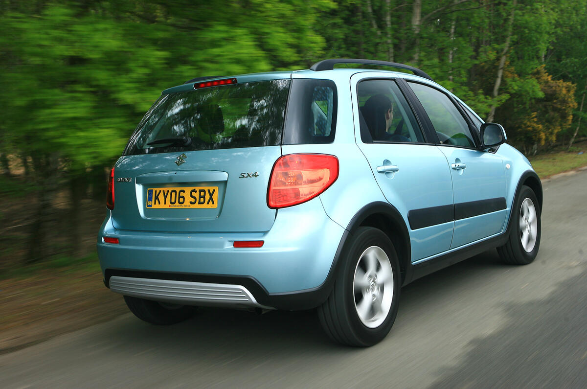 Body control is good, and so is ride comfort Suzuki SX4 rear quarter