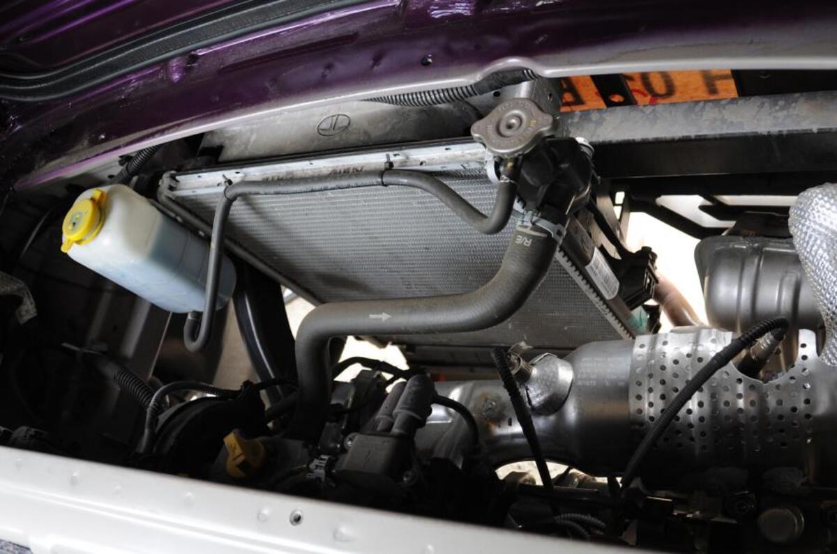 924cc Tata Nano Twist engine bay