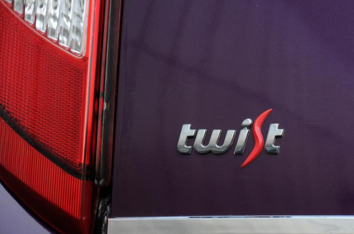 Tata Nano Twist badging
