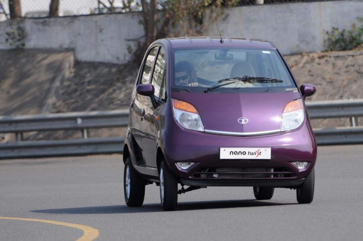Tata Nano Twist XT cornering