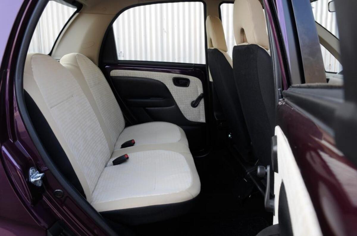 Tata Nano Twist rear seats