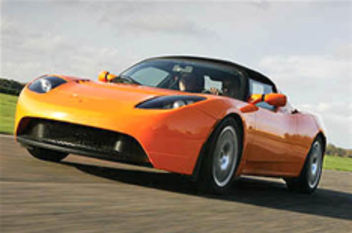 Electric Tesla saloon due in 2010