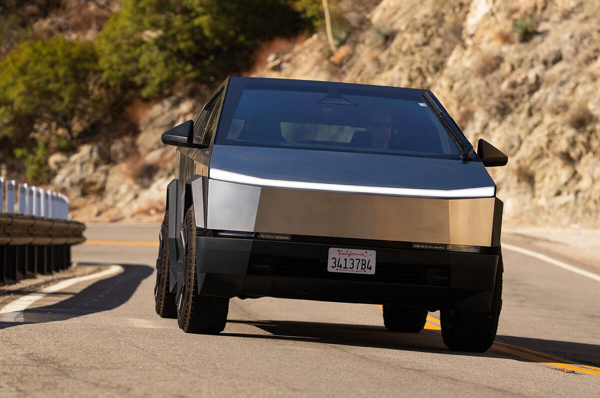 Tesla Cybertruck review 2024 03 front Tesla Cybertruck review 2024 03 front