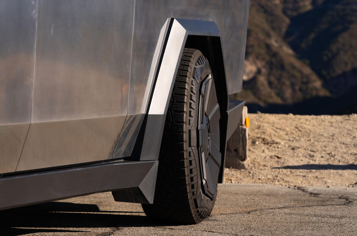 Tesla Cybertruck review 2024 09 arches Tesla Cybertruck review 2024 09 arches