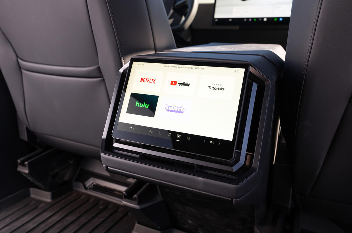 Tesla Cybertruck review 2024 21 screen Tesla Cybertruck review 2024 21 screen