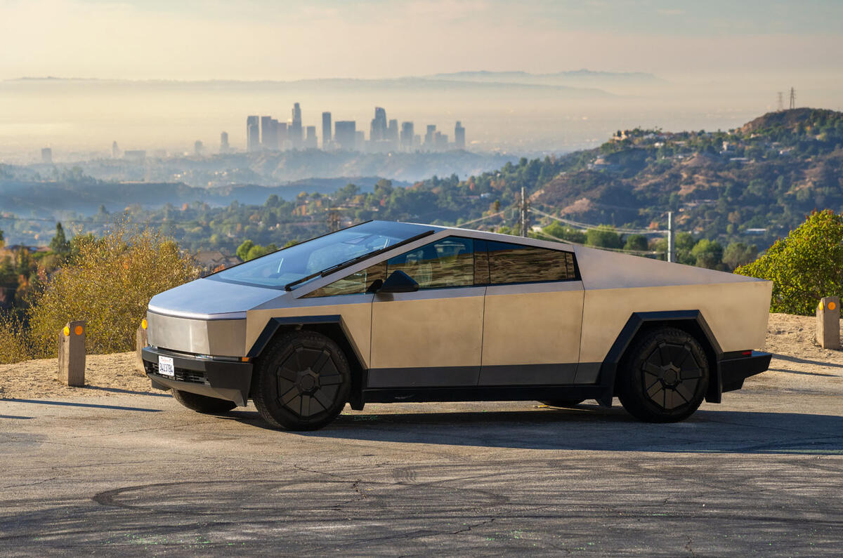 Tesla Cybertruck review 2024 27 front static Tesla Cybertruck review 2024 27 front static