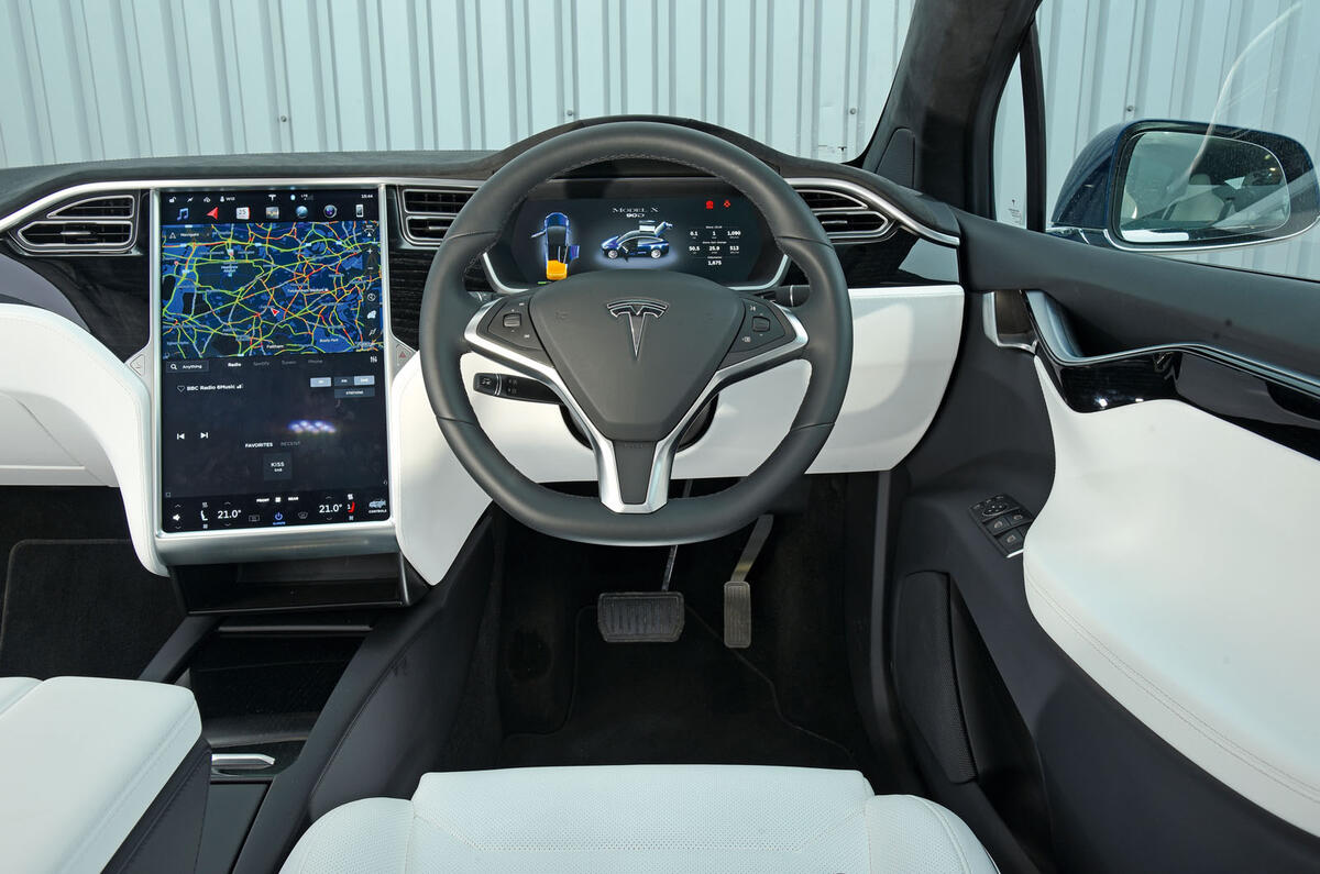 Tesla Model X dashboard