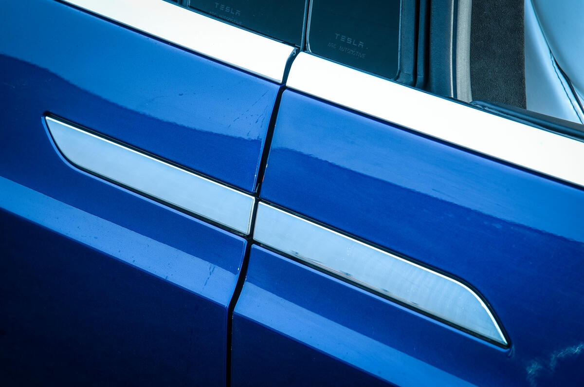 Tesla Model X door handles