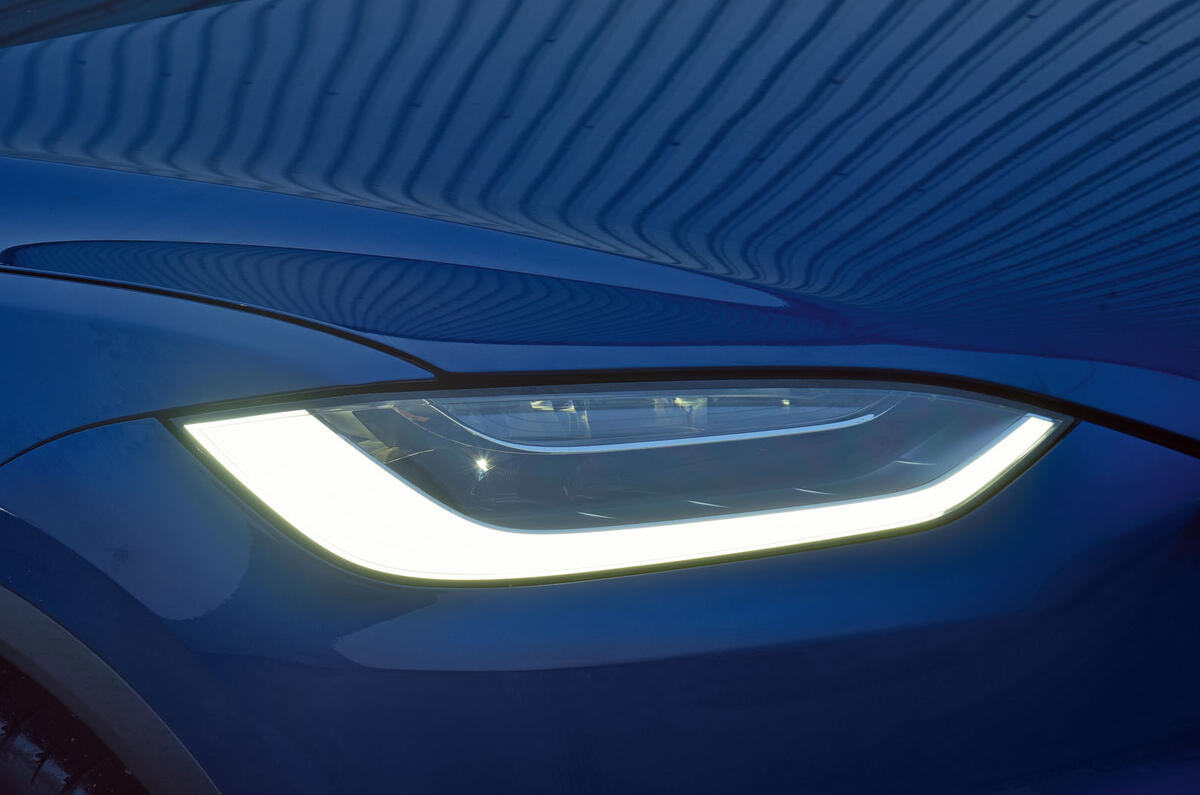 Tesla Model X LED headlights