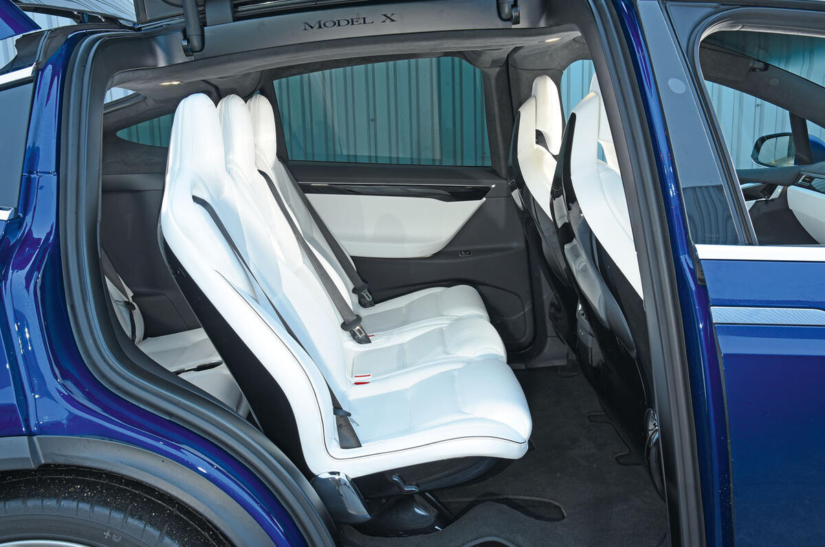 Tesla Model X rear seats