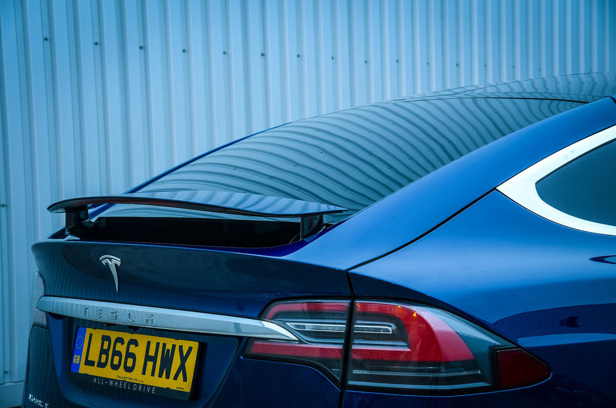 Tesla Model X rear port