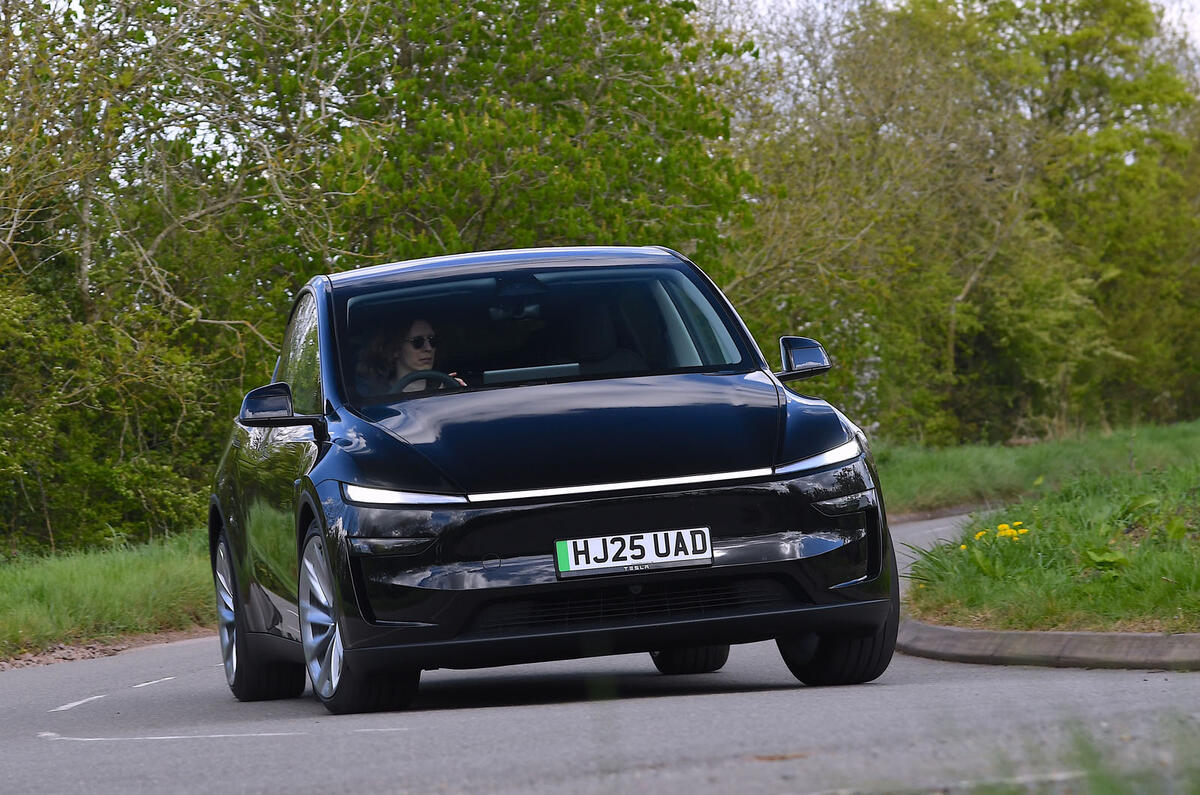 Tesla Model Y 2025 Review front corner 9282 Tesla Model Y 2025 Review front corner 9282