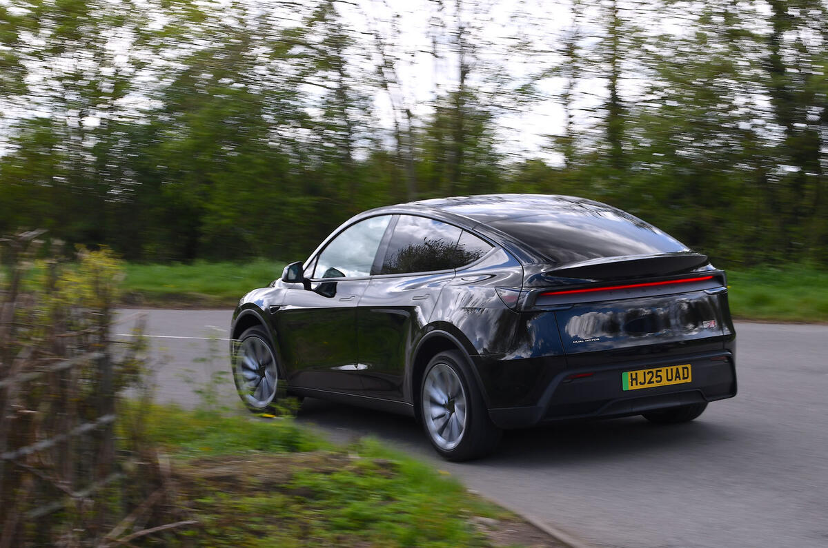 Tesla Model Y 2025 Review rear corner 9289