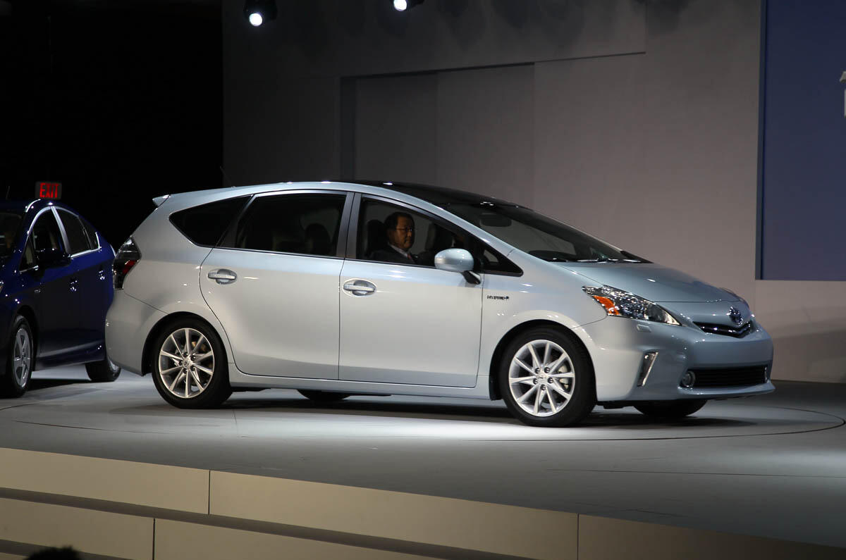 no title Detroit motor show: new Toyota Priuses