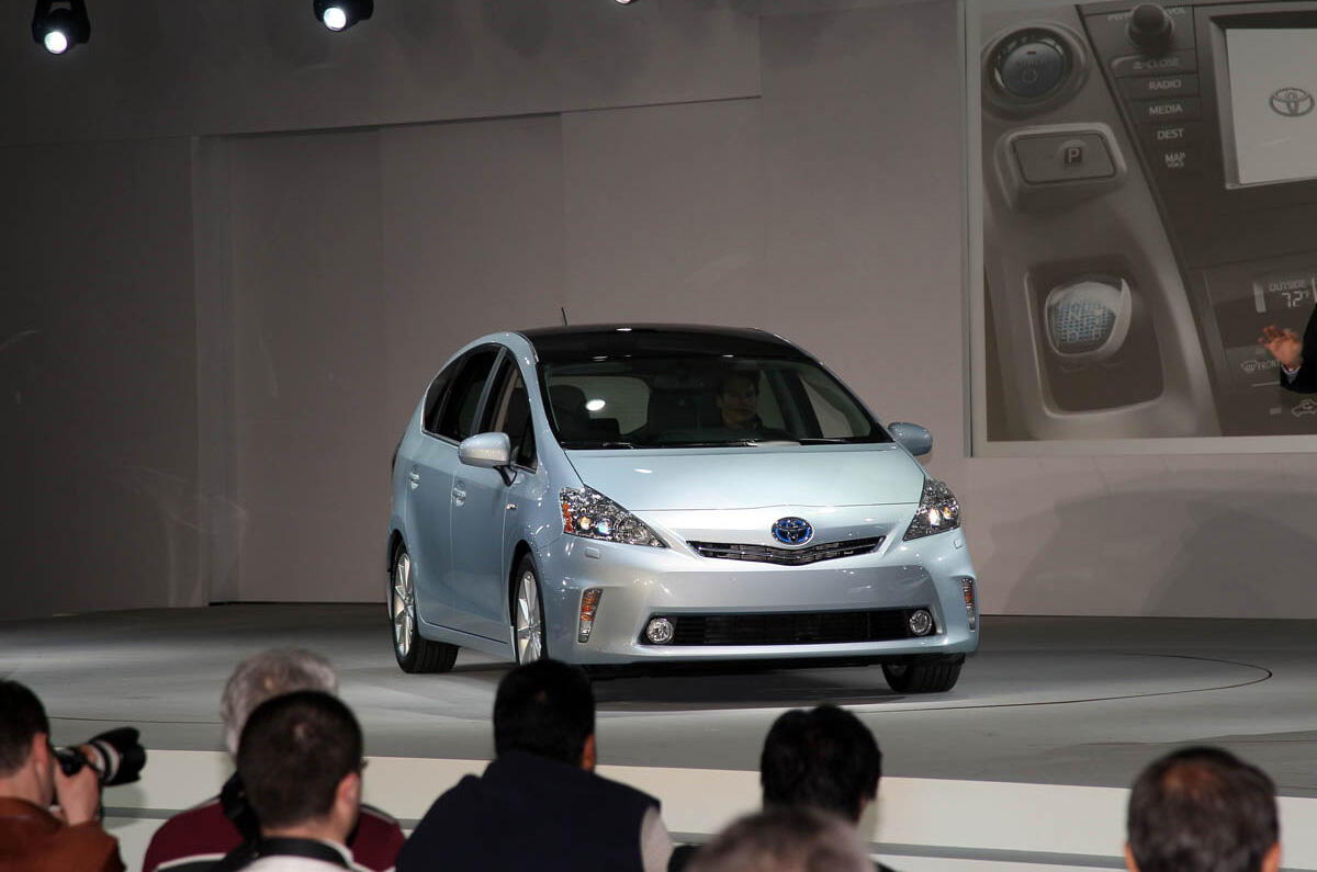 no title Detroit motor show: new Toyota Priuses