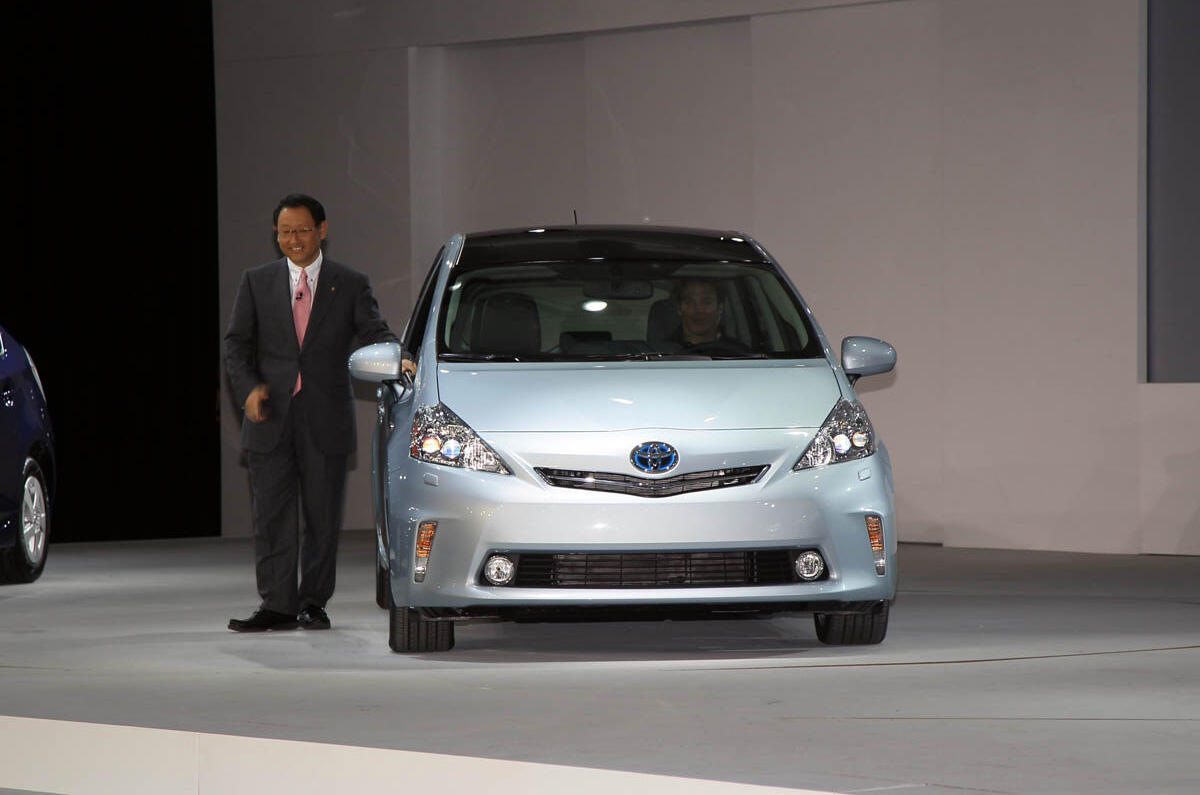 no title Detroit motor show: new Toyota Priuses