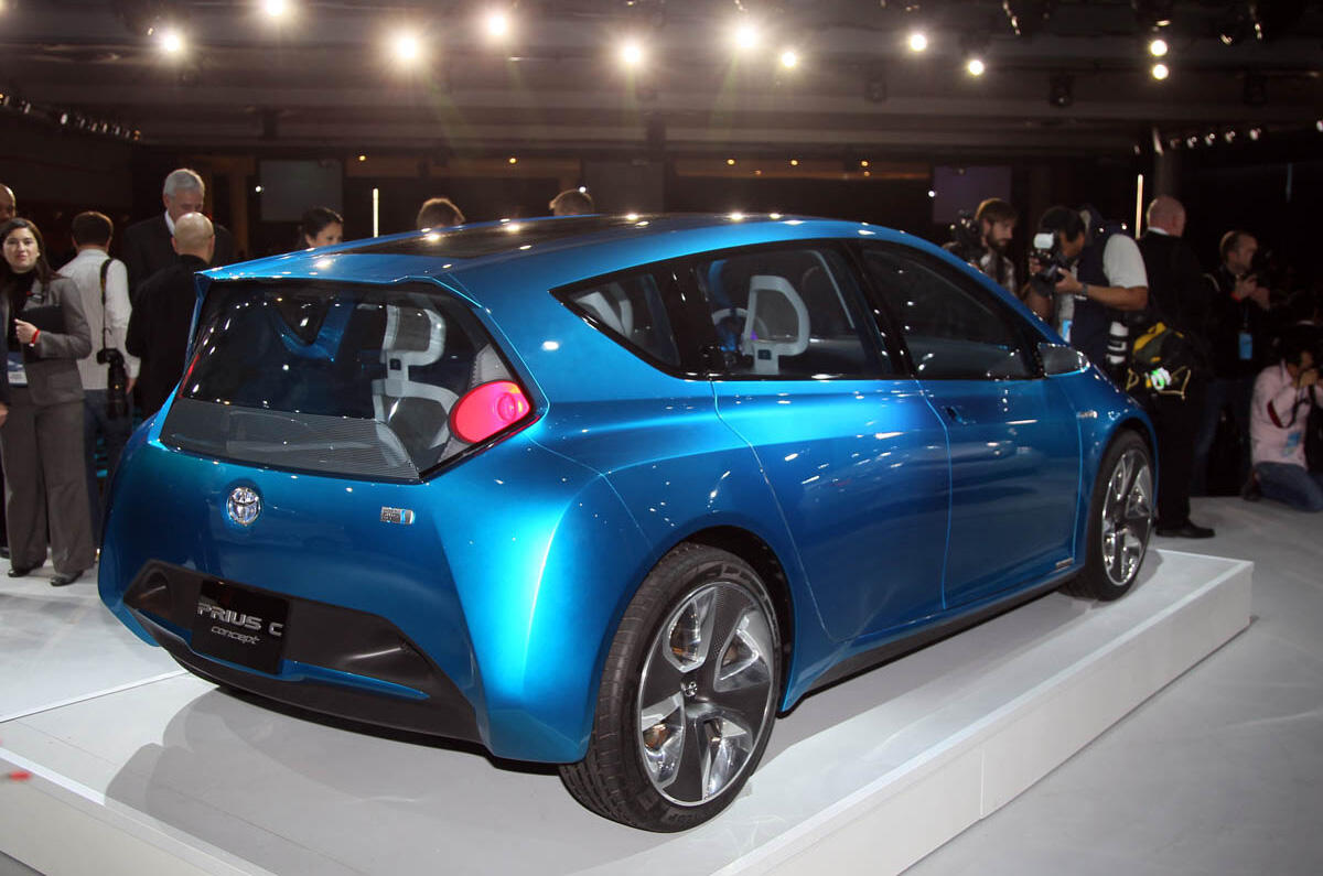 no title Detroit motor show: new Toyota Priuses