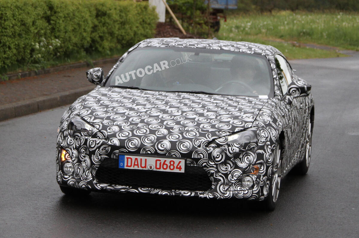 no title Toyota FT-86 spied testing