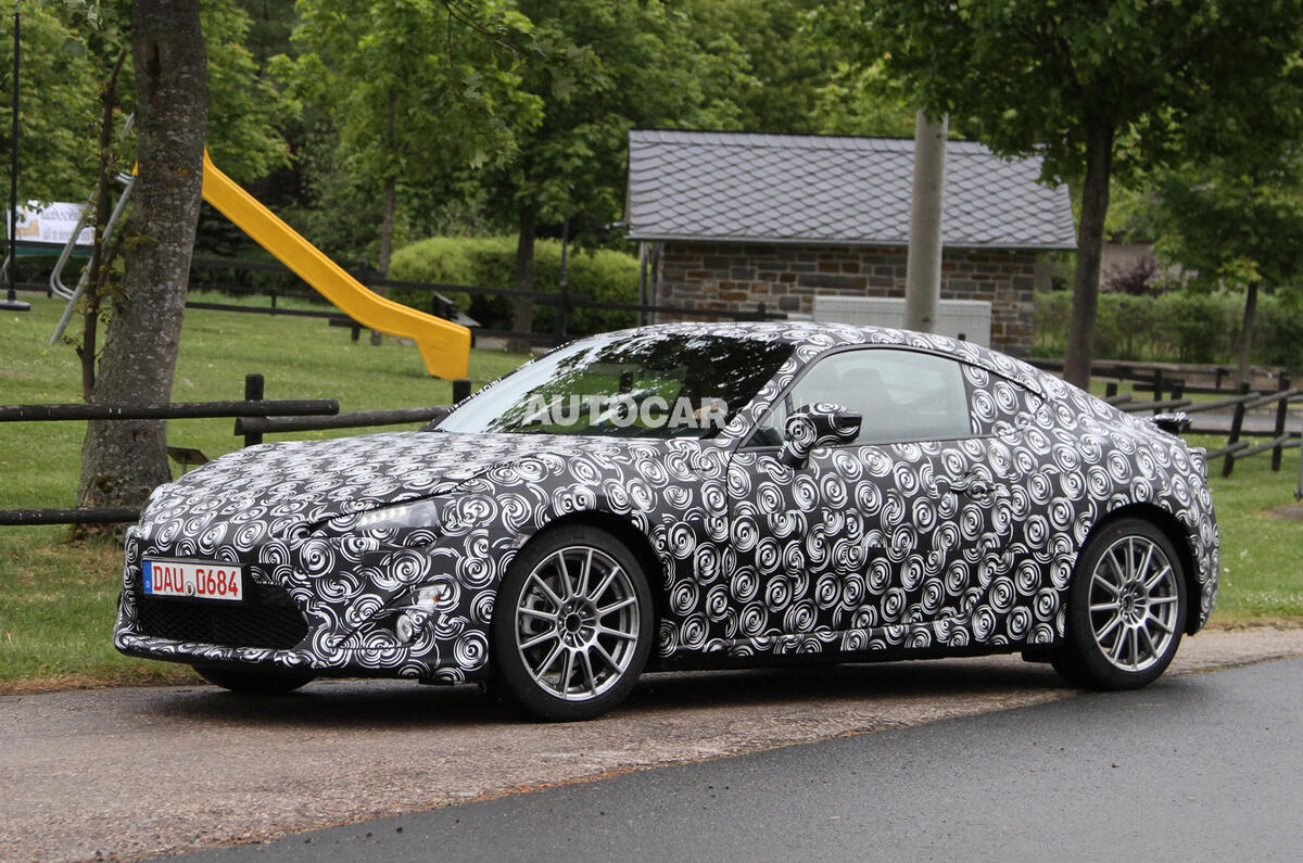 no title Toyota FT-86 spied testing