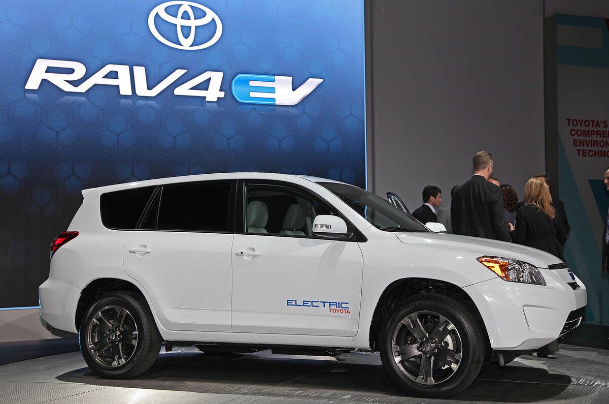LA motor show: Tesla's Toyota RAV4