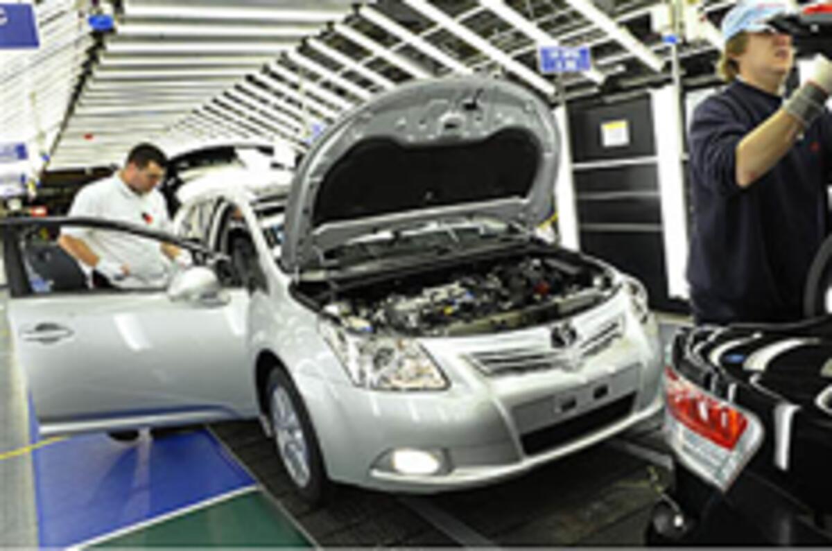 Japanese car exports collapse