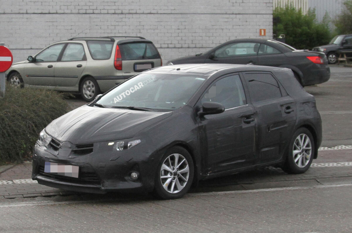 Next Toyota Auris spied