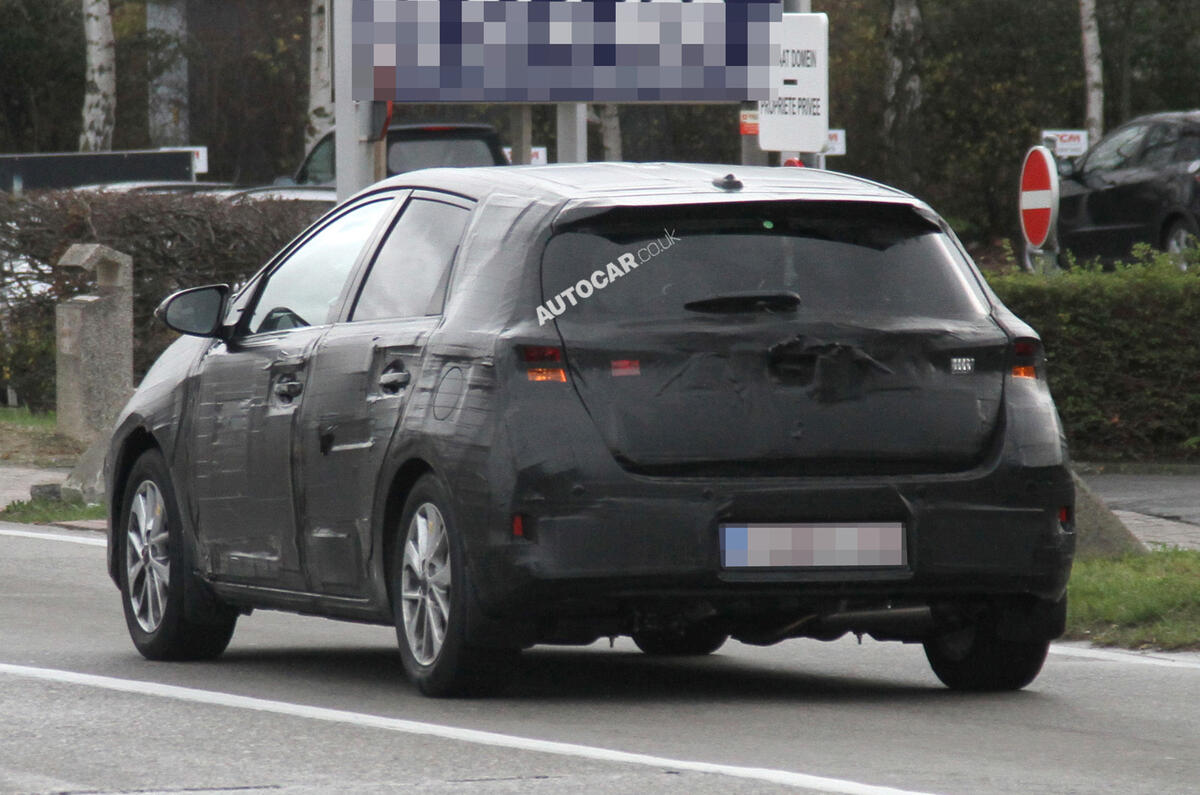 Next Toyota Auris spied