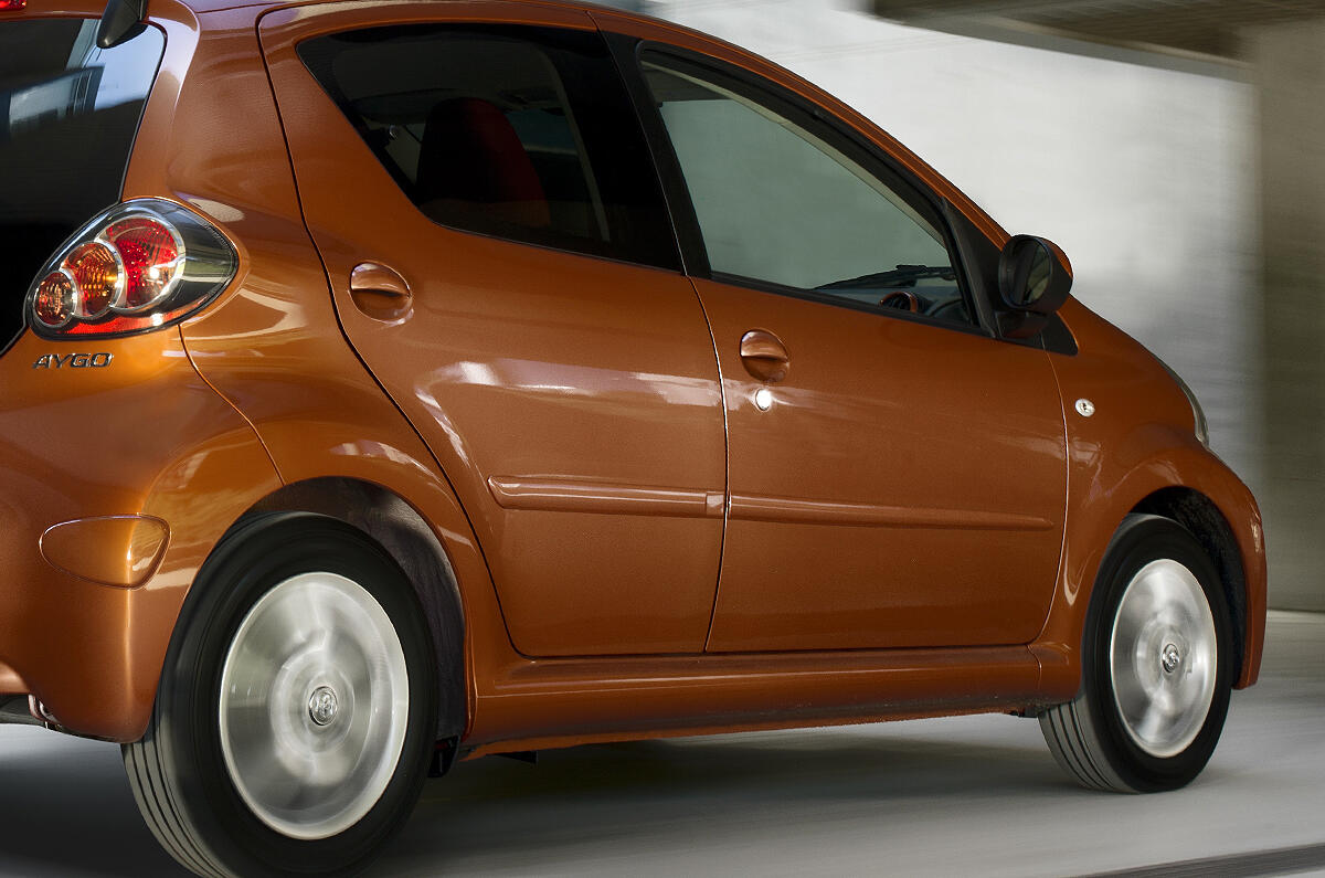 Toyota Aygo rear quarter
