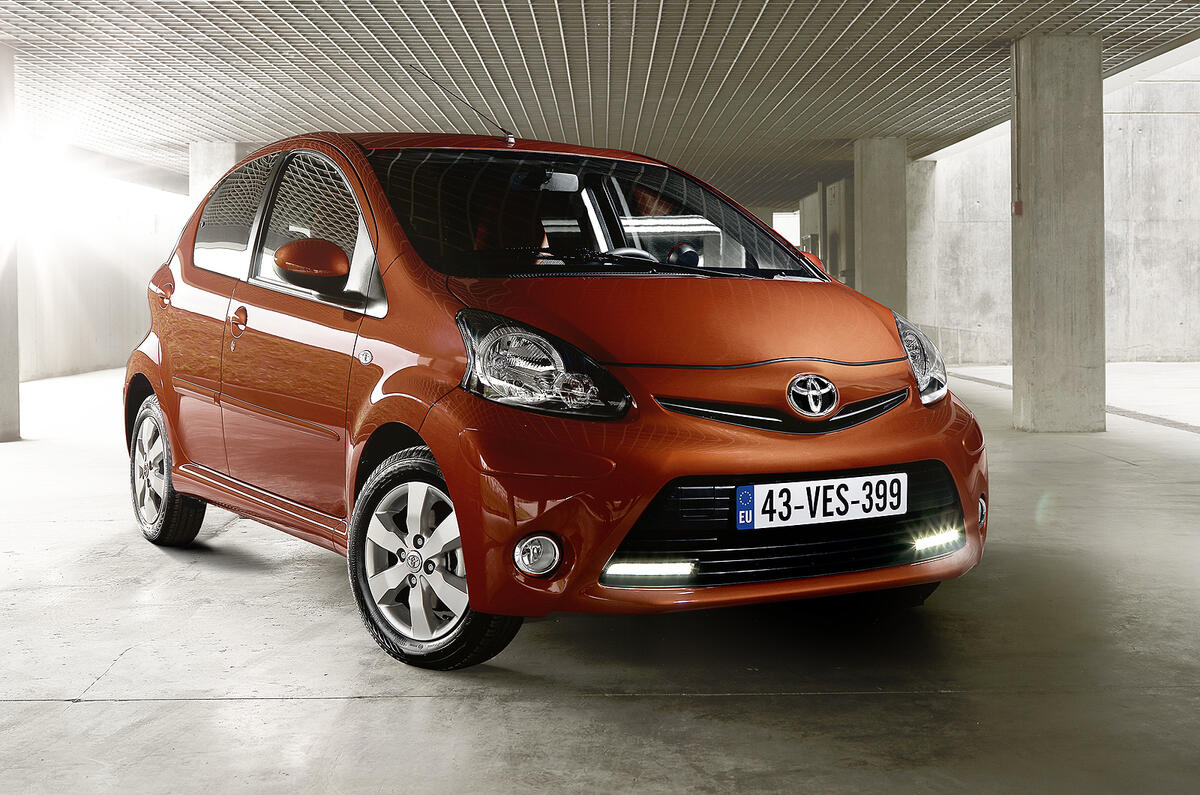 Updated Toyota Aygo shown 