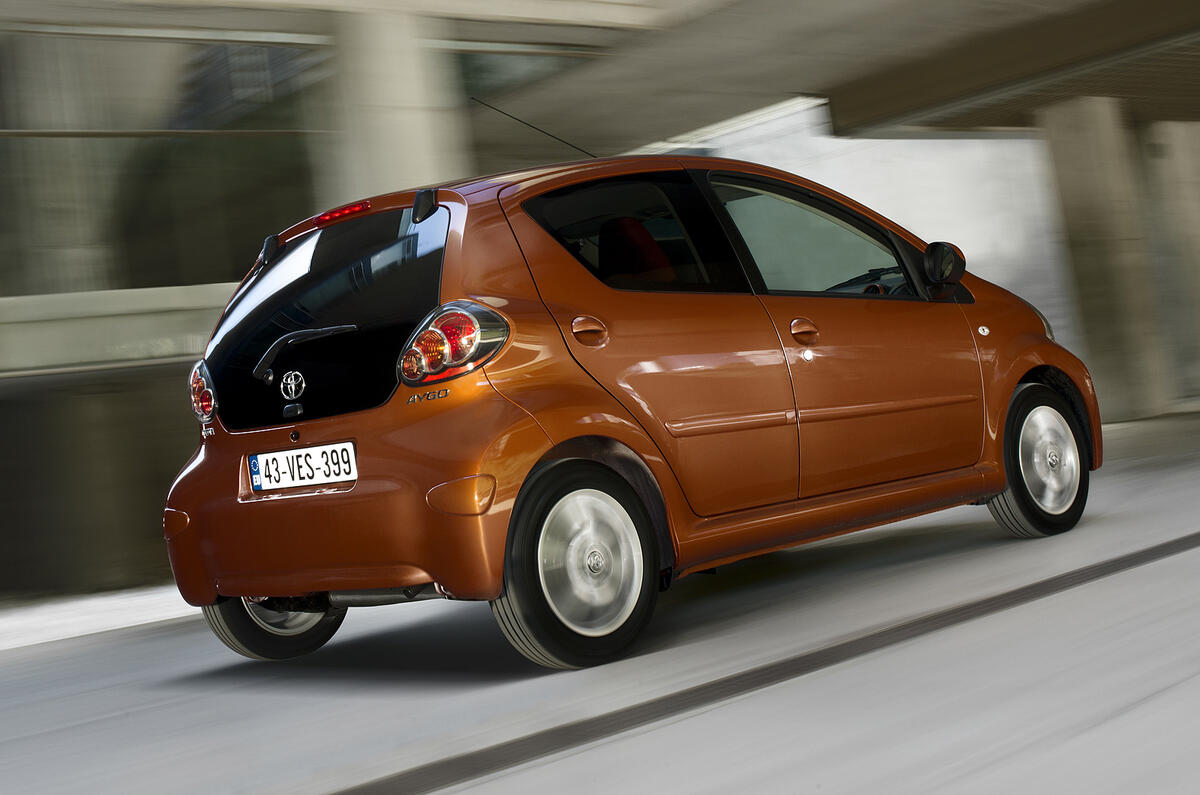 Updated Toyota Aygo shown 