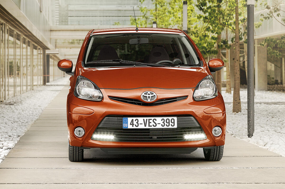 Updated Toyota Aygo shown 