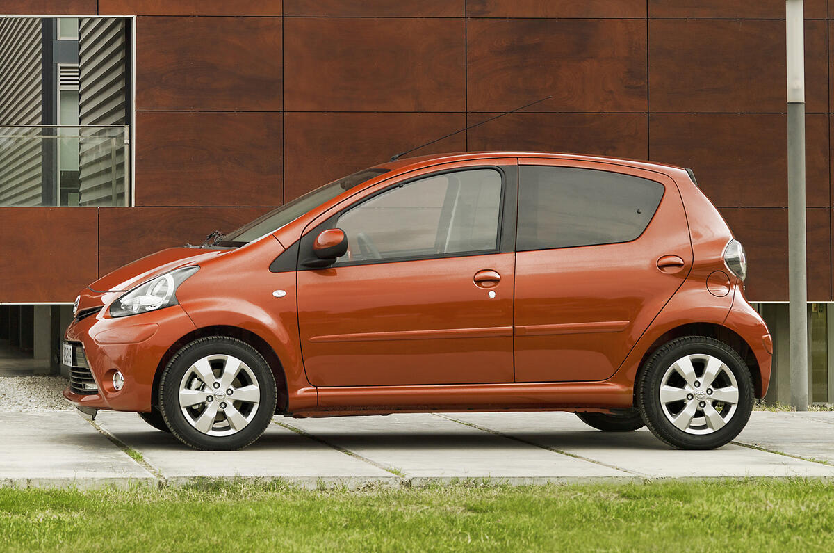 Updated Toyota Aygo shown 
