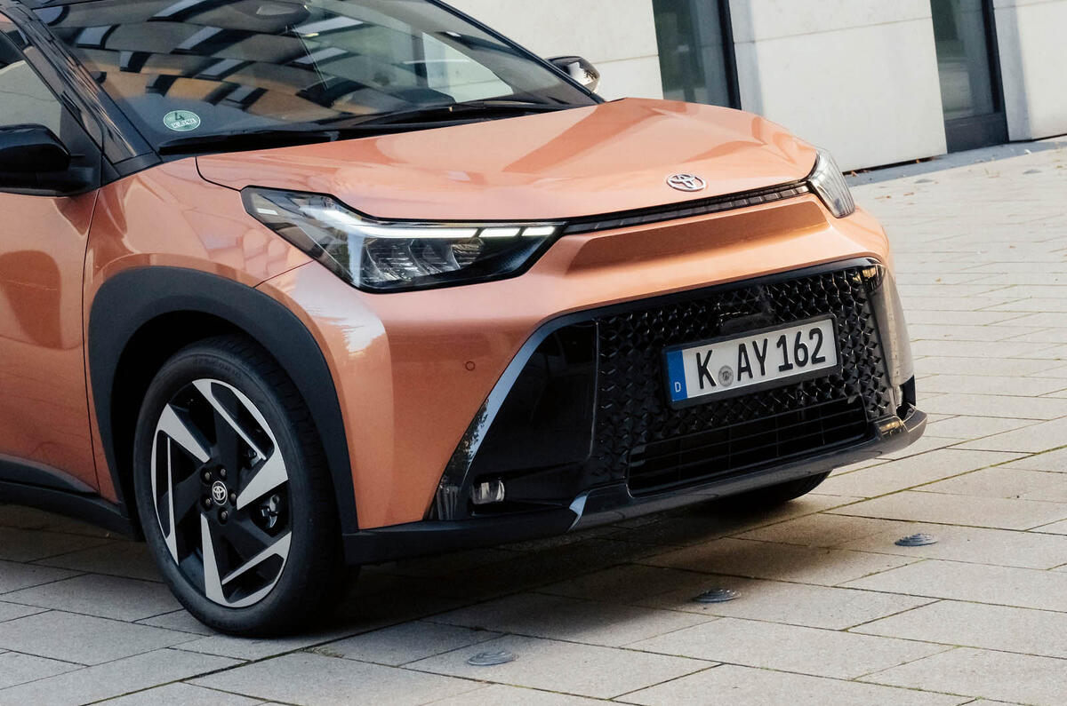 Toyota Aygo X review 2025 004 front end design Toyota Aygo X review 2025 004 front end design