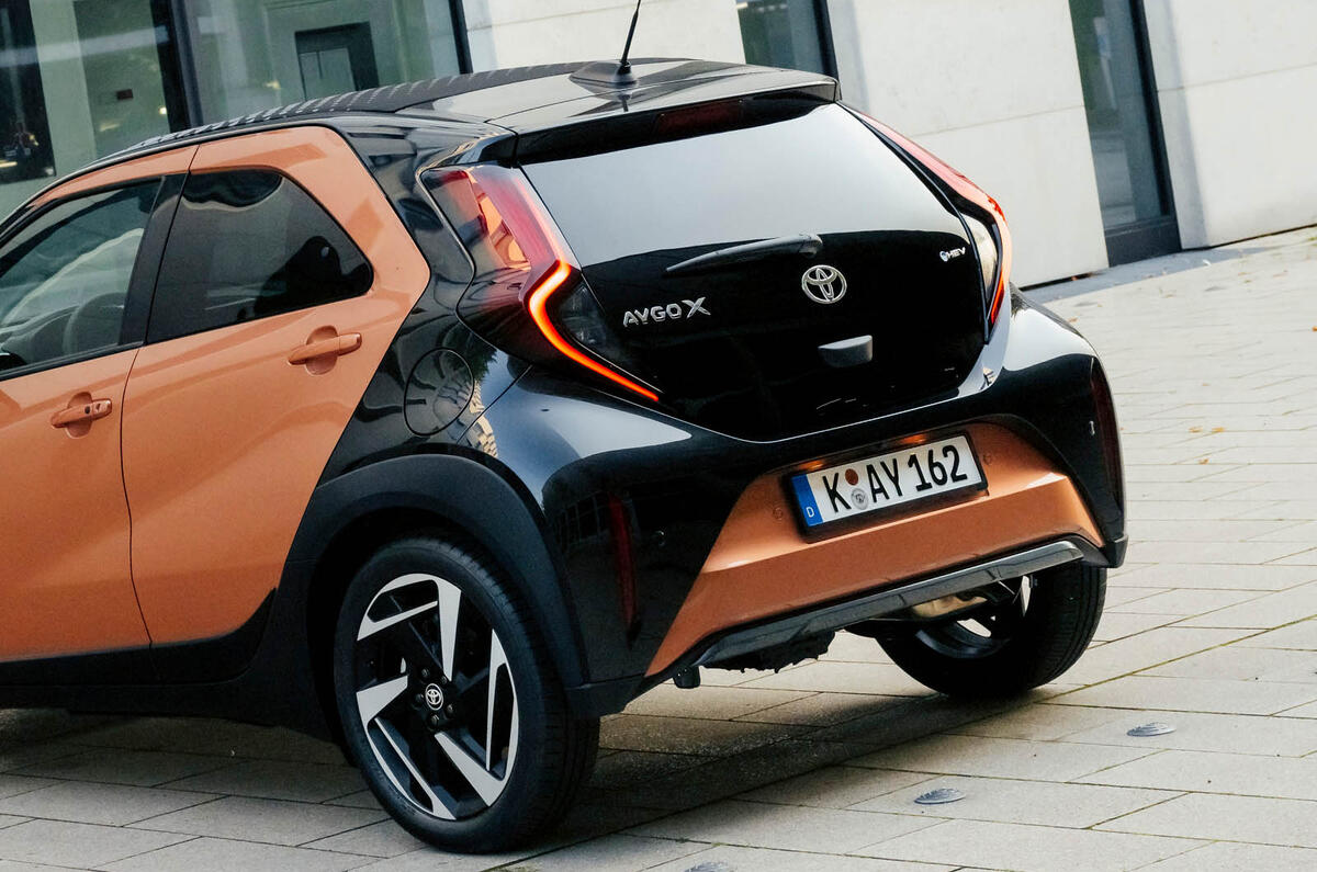 Toyota Aygo X review 2025 005 rear end design Toyota Aygo X review 2025 005 rear end design