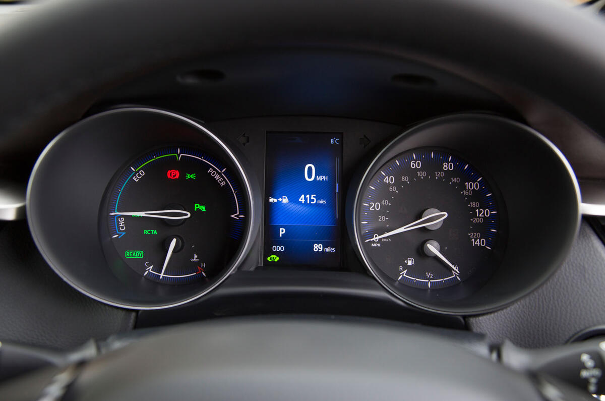 Toyota C-HR instrument cluster