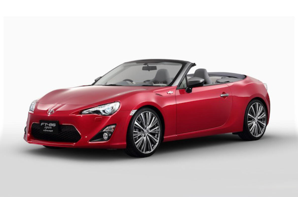 no title Toyota FT-86 Open concepts roof shown