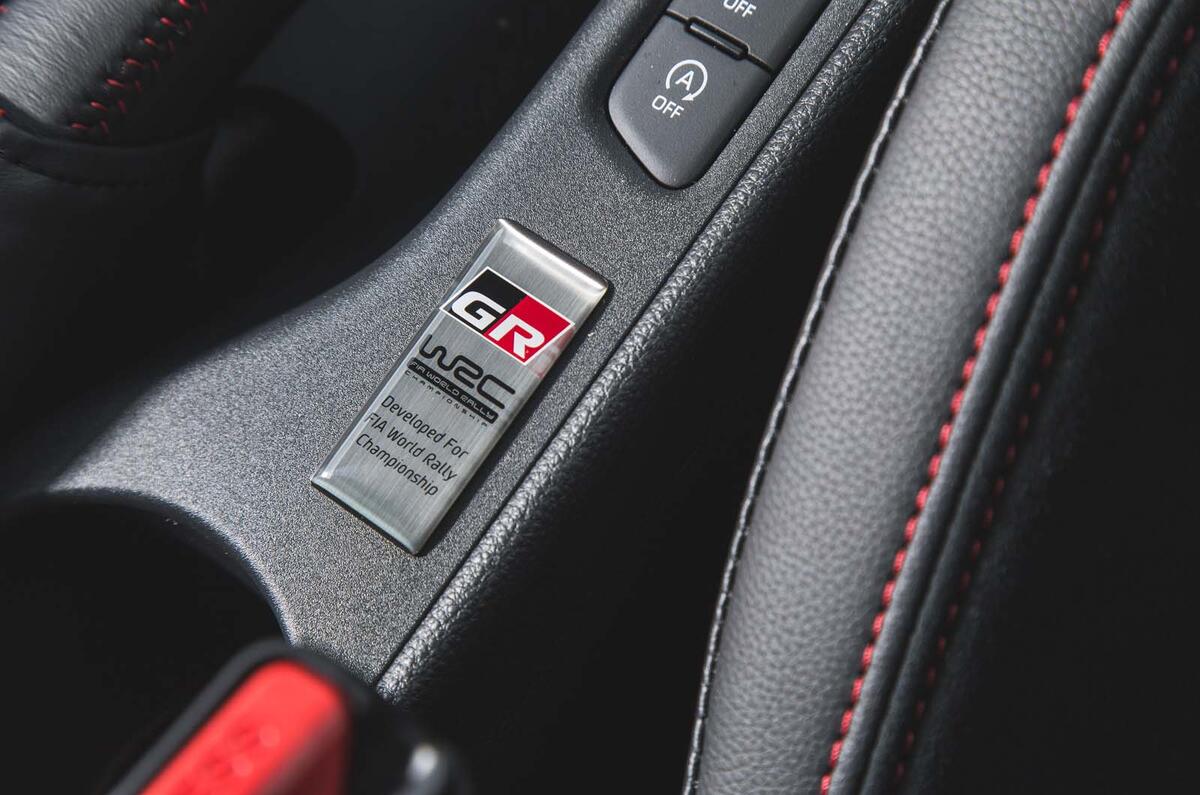Toyota GR Yaris 2020 interior details Toyota GR Yaris 2020 interior details