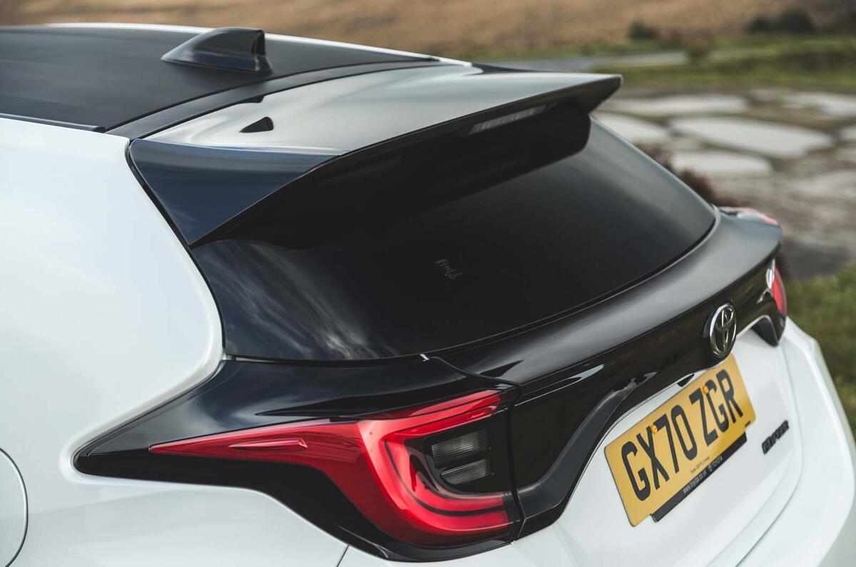 Toyota GR Yaris 2020 rear wing Toyota GR Yaris 2020 rear wing