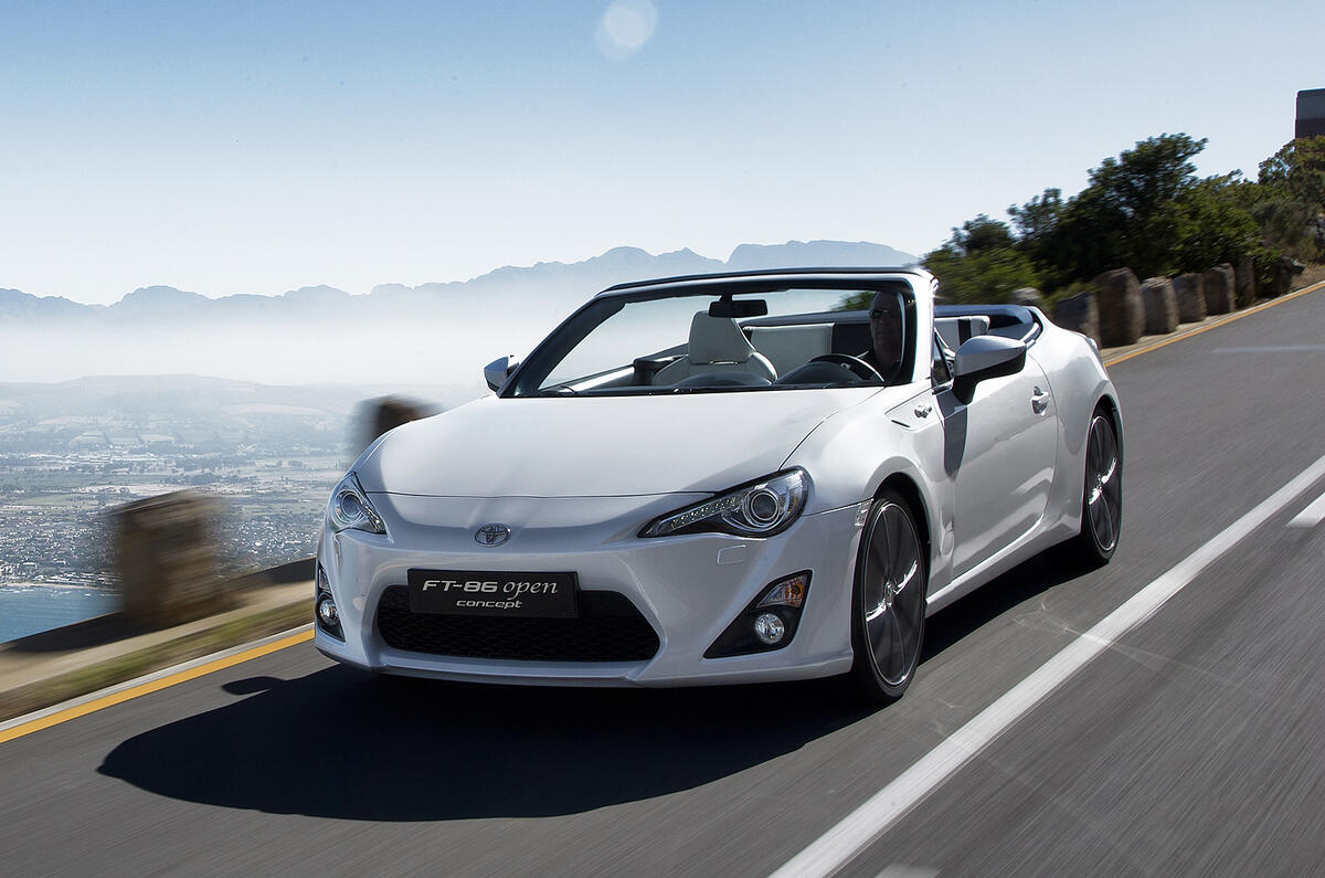 no title Toyota FT-86 Open concepts roof shown