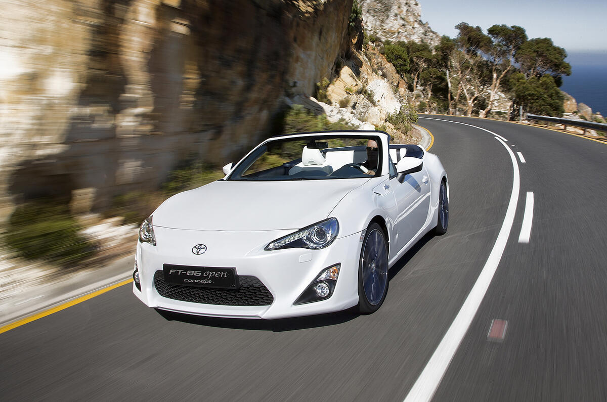 no title Toyota FT-86 Open concepts roof shown