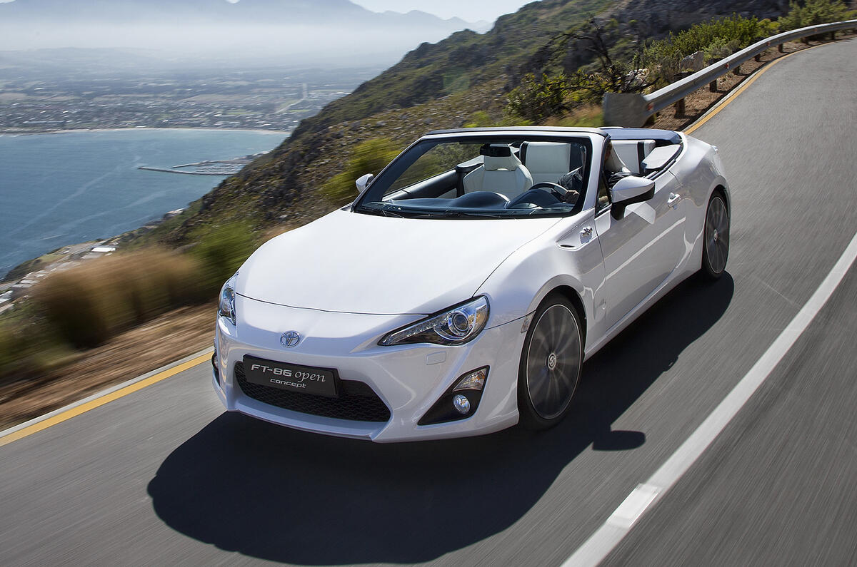 no title Toyota FT-86 Open concepts roof shown
