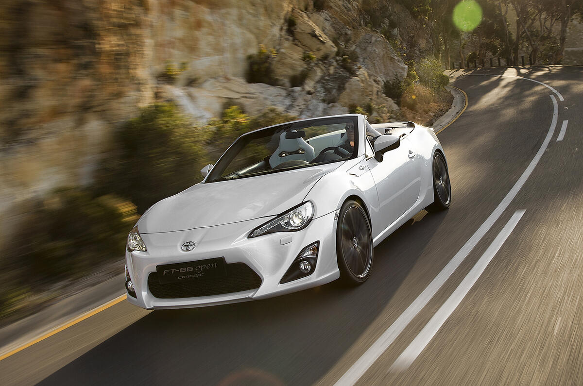 no title Toyota FT-86 Open concepts roof shown