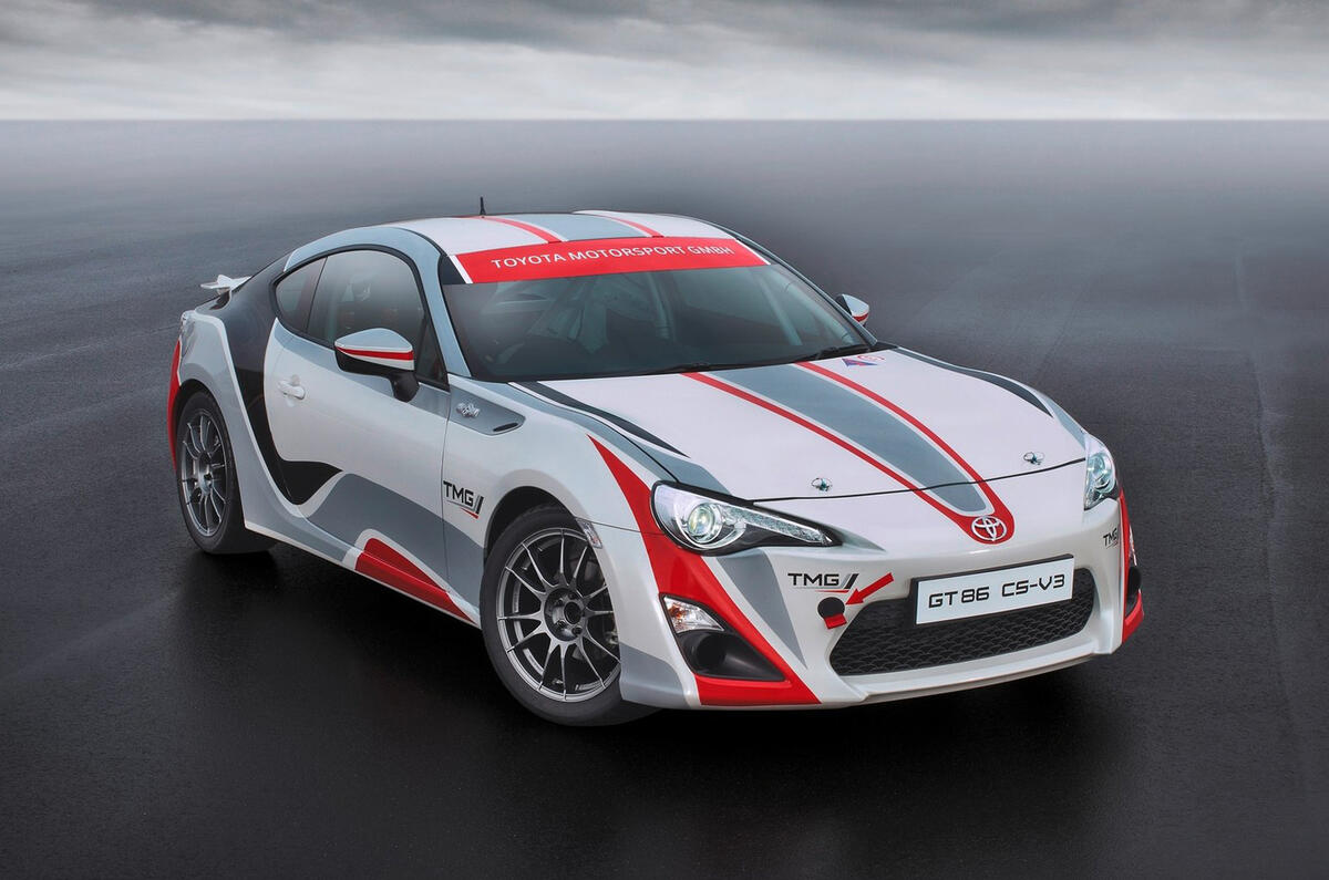 Toyota GT86 WRC car in development