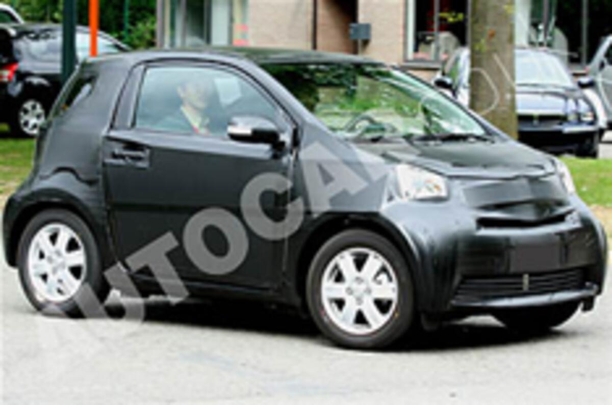 Toyota iQ spied testing