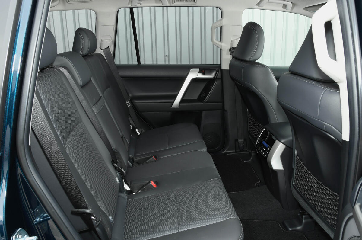 Toyota Land Cruiser 2018 review rear seats