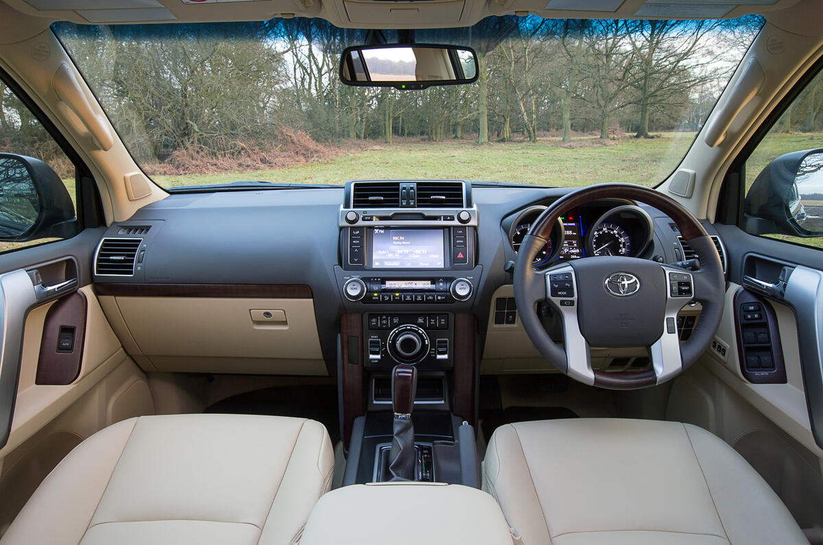 Toyota Land Cruiser dashboard