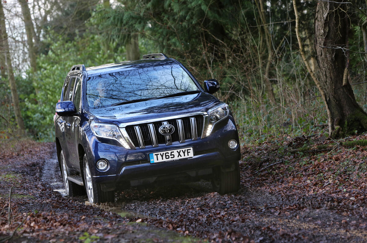 Toyota Land Cruiser off-roading